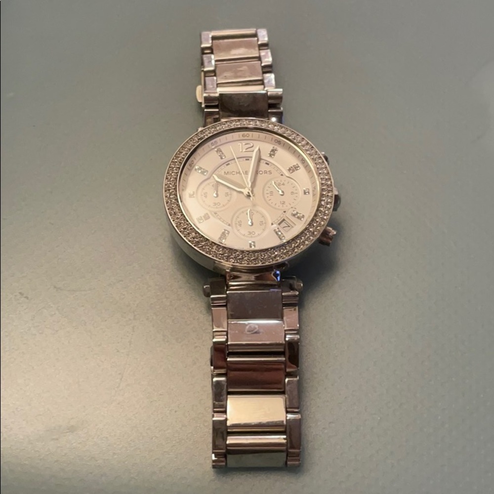 Michael Kors diamond bezel women’s watch